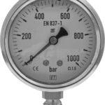 Manómetro Ø 63 0-1000 1/4"