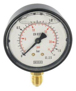 Manómetro Ø 63 0-1,6 bar 1/4" inferior