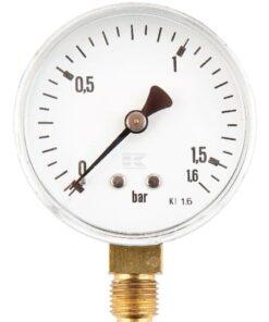 Manómetro Ø 63 0-1,6 bar 1/4" inferior