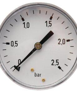 Manómetro Ø 63 0-2,5 bar 1/4" trasero