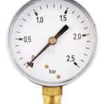 Manómetro Ø 63 0-2,5 bar 1/4" inferior