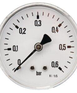 Manómetro Ø 63 0-0,6 bar 1/4" trasero