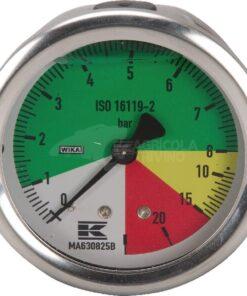 Manómetro 63 mm 1/4" trasero