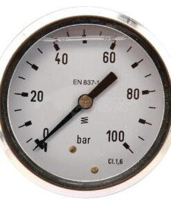 Manómetro Ø 63 0-100 bar 1/4" trasero