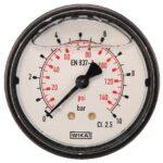 Manómetro Ø 63 0-10 bar 1/4" trasero