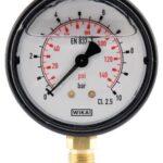 Manómetro Ø63 0-10 bar ¼" inf.