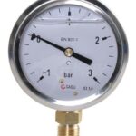 Manómetro Ø 63 1+3 bar 1/4" inferior