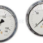 Manómetro Ø63 0-160 ¼" tras.