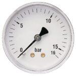 Manómetro Ø 63 0-16 bar 1/4" trasero