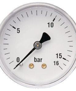 Manómetro Ø 63 0-16 bar 1/4" trasero