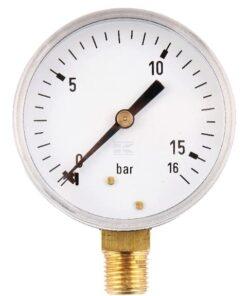 Manómetro Ø63 0-16 bar ¼" inf.