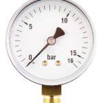 Manómetro Ø63 0-16 bar ¼" inf.