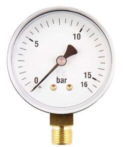 Manómetro Ø63 0-16 bar ¼" inf.