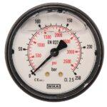 Manómetro Ø 63 0-250 bar 1/4" trasero
