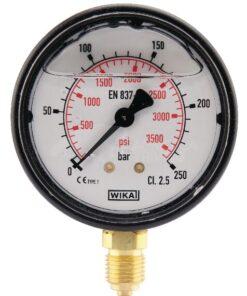 Manómetro Ø 63 0-250 bar 1/4" inferior