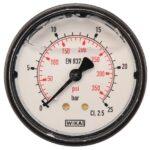 Manómetro Ø 63 0-25 bar 1/4" trasero