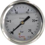 Manómetro 7214 Ø 63 mm 0-25 bar