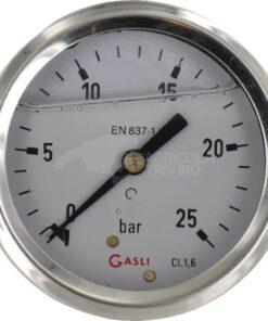 Manómetro 7214 Ø 63 mm 0-25 bar