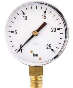 Manómetro Ø63 0-25 bar ¼" inf.