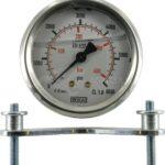 Manómetro d.63 0-400 bar, conex. trasera caja latón