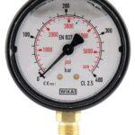Manómetro Ø 63 0-400 bar 1/4" inferior