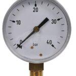Manómetro Ø63 0-40 bar ¼" inf.