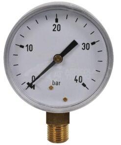 Manómetro Ø63 0-40 bar ¼" inf.