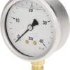 Manómetro Ø63 0-40 bar ¼" inf.