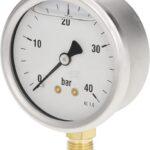 Manómetro Ø63 0-40 bar ¼" inf.