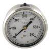 Manómetro Ø 63 0-600 bar 1/4" trasero