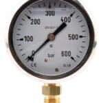 Manómetro Ø 63 0-600 bar 1/4" inferior