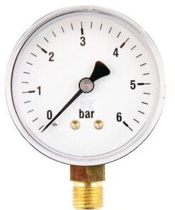 Manómetro Ø63 0-6 bar ¼" inf.