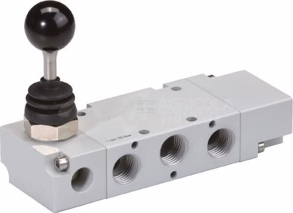 Válv. pal. manual 5/3 v. 1/4" 1 Válv. pal. manual 5/3 v. 1/4"