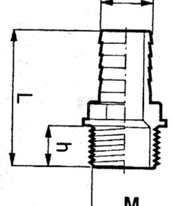 Boquilla 50 mm+macho 2"