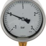 Manómetro Ø 100 de -1 a +3 bar 1/2