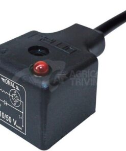 Conector con cable moldeado