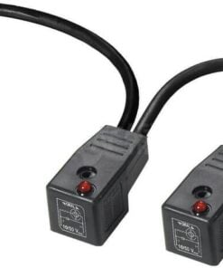 Conector con cable moldeado
