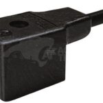 Conector con cable moldeado