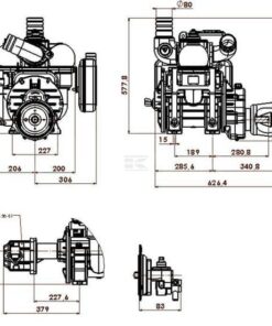 Unidad hidráulica de Bomba depresora, lubricación automática y lastre, Ballast BP
