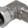 Elbow adaptor M/F 3/4" BSP SS