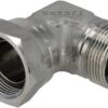 Elbow adaptor M/F 1 1/4" BSP SS