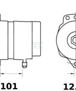 Alternador, 14V 270A, AAT3331, Mahle