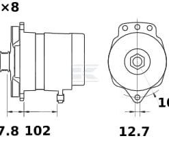 Alternador 48 V 180 A