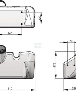 Recipiente de agua de limpieza 6 Recipiente de agua de limpieza