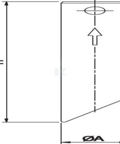 Tubo alargador ø25x300