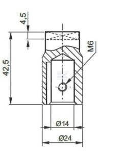 Acoplamiento motor MPP para EM71 B14