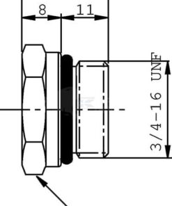 Tapón 3/4