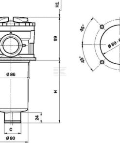 Filtro ret. MPT114/3S-A-G3-A25