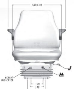 Asiento con suspensión mecánica, MS 1437 Sears 10 Asiento con suspensión mecánica, MS 1437 Sears