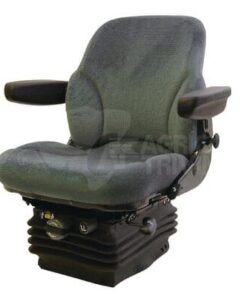 Asiento con suspensión mecánica, con reposabrazos